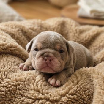 chiot New English Bulldog Lilac Tan Kevin ROCK MY BULLS